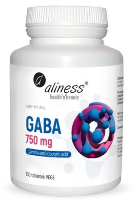 GABA 750 mg - 100 kaps. - Aliness