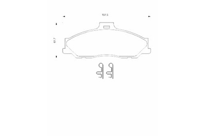 BOSCH ZAPATAS DE FRENADO PARTE DELANTERA FORD RANGER MAZDA B-SERIE BT-50 2.2 2.5D  