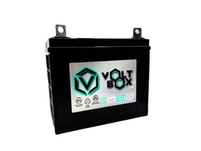 BATTERY VOLTBOX GARDEN 28AH 12V RIGHT PLUS (P+)  