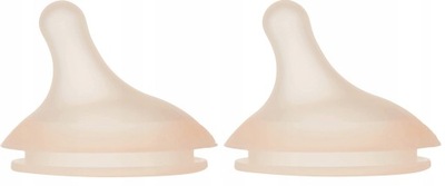 SUAVINEX Zero Zero smoczek do butelki x2 0m+