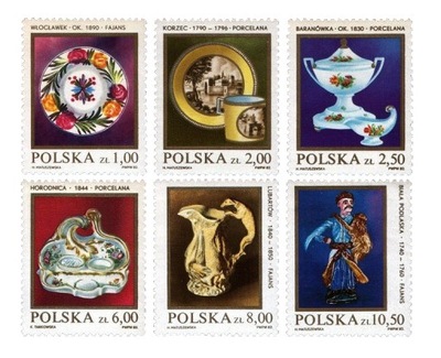 Fi 2645-2650 ** Polska ceramika szlachetna (II)