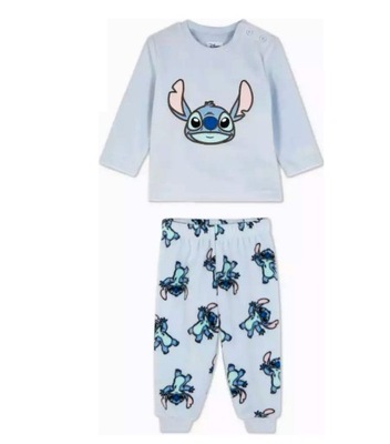 Disney Piżama piżamka polarowa STITCH 18-24 mies. 92