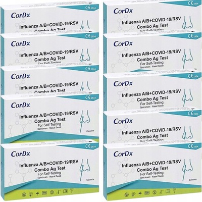 TEST ANTYGENOWY COVID-19 GRYPA AB,RSV Combo 4w1 DŁUGA DATA WAŻNOŚCI