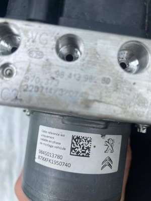 Насос abs citroen peugot 9845013780 фото №1