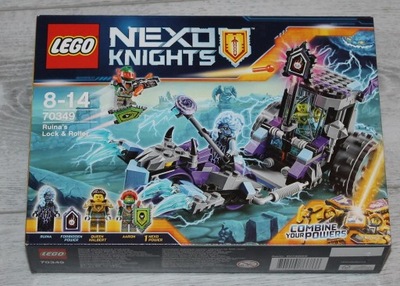 LEGO RYCERZE NEXO 70349 Miażdżący pojazd Runy NOWY