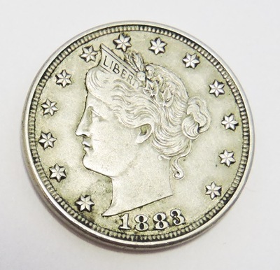 USA 5 cents 1883 (bez cents)