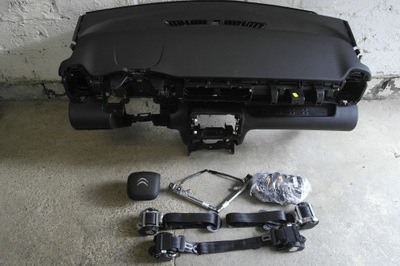 Citroen c3 aircross панель приладів pulpit подушка безпеки ремені панель приладів консоль полиця pas фото №1