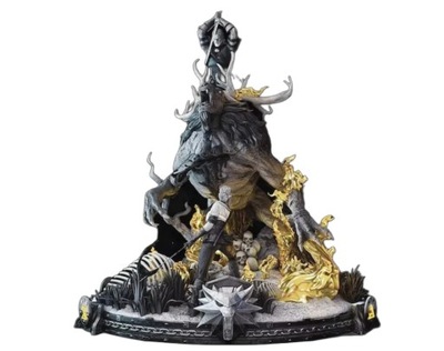 Diorama "Geralt & Ciri vs Bies" - Wiedźmin - 120mm