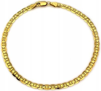 Złota szeroka bransoletka 585 marina gucci 4.14g wyjątkowy wzór na prezent
