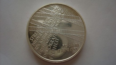 10 Euro Niemcy 1953 - 2003 srebro