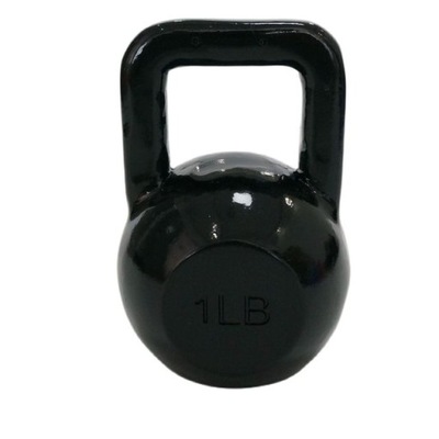 Czarny mini kettlebell