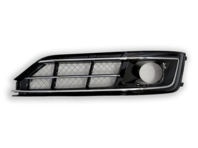Левая решётка радиатора бампера audi a8 d4 w12 lift 2013r-17r фото №1