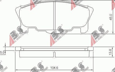 ZAPATAS DE FRENADO DAIHATSU MOVE 0,8 96-98  