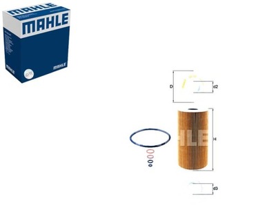 ФИЛЬТР МАСЛА BMW MAHLE