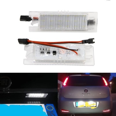 LED VALSTYBINIO NUMERIO LAIKYKLIS REJ.FIAT BRAVO GRANDE PUNTO EVO CANBUS 