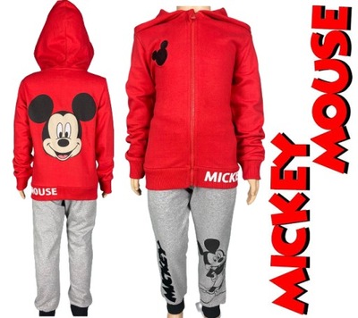 KOMPLET DRES BLUZA SPODNIE MYSZKA MICKEY 104