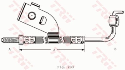 CABLE DE FRENADO FLEXIBLES FORD  