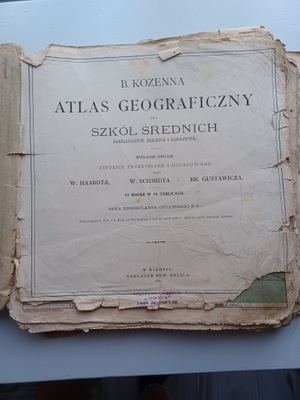 Atlas Geograficzny B.Kozenna 1908