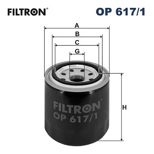 FILTRON OP617/1 FILTRO ACEITES  