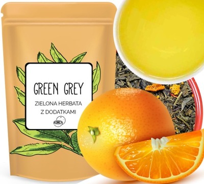 Liściasta herbata zielona wersja herbaty EARL GREY