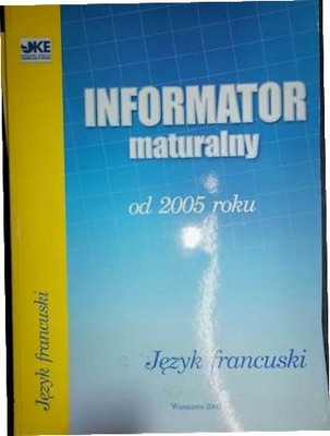 Informator maturalny od 2005 roku -