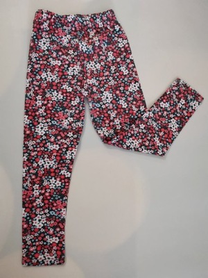 Legginsy getry w kwiaty r. 122