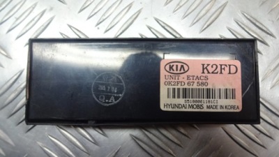 Модуль блок керування kia carens ii 2.0 0k2fd67580 фото №1