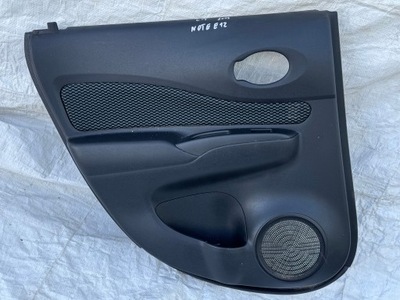 Nissan note e12 обивка дверь обшивка левый задняя фото №1