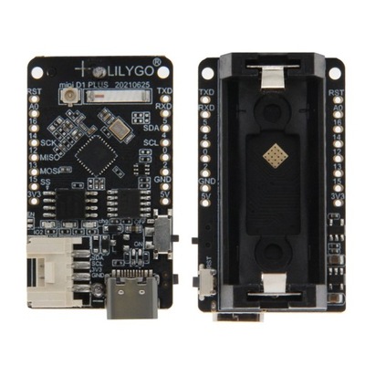 T-OI PLUS moduł LILYGO ESP32-C3 V1.0 16340 akumula