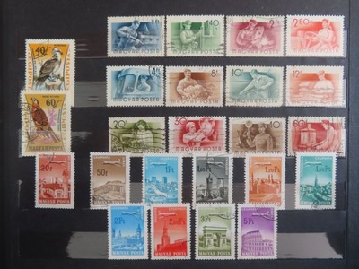 Zestaw znaczków Węgry, D672
