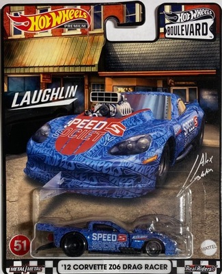 HOT WHEELS 12 CORVETTE Z06 DRAG RACER