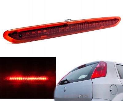 Третій світло стоп-сигнал led fiat abarth grande punto evo 05- 20led лампа red фото №1