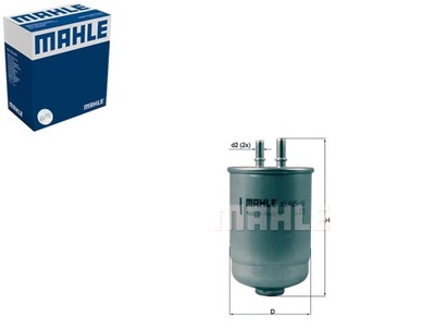 MAHLE FILTRO COMBUSTIBLES 164009180R 8201188493 164009929  