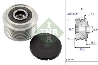 INA 535009810 ЗЧЕПЛЕННЯ ALT.