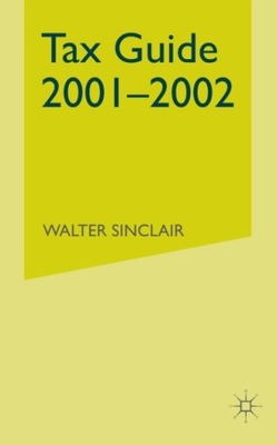 Tax Guide 2001-2002 Sinclair W.