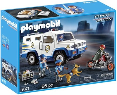 PLAYMOBIL 9371 TRANSPORTER PIENIĘDZY