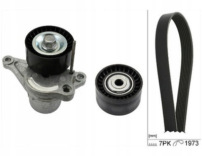 Ремень клиновой ролики набор renault vel satis 2.0 фото №1