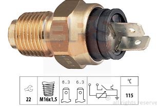 SENSOR TEMPERATURA DE AGUA CROMA DIESEL  