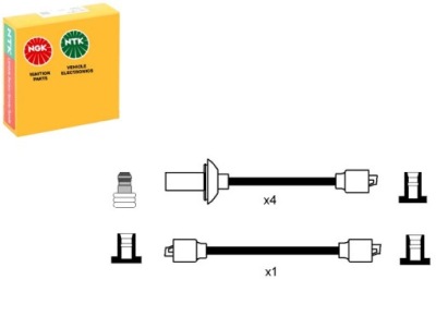 ZESTAW PRZEWODÓW ZAPŁONOWYCH PORSCHE 914 VW GARBUS 1.2-1.8