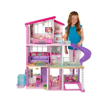 Barbie Dreamhouse Domek Dla Lalek Z Wyposażeniem