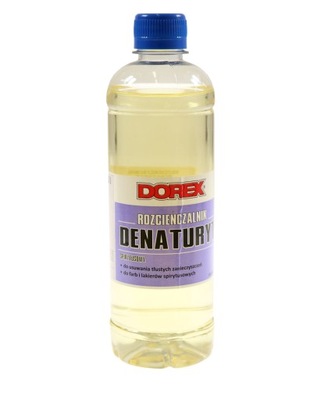 Denaturat rozcieńczalnik spirytusowy Dorex Denaturyt fioletowy 0,5L