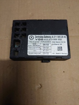 Модуль центрального замка mercedes w211 фото №1