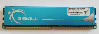 Pamięć RAM G.Skill 1GB DDR2 800 MHz! F2-6400CL4D-2GBPK