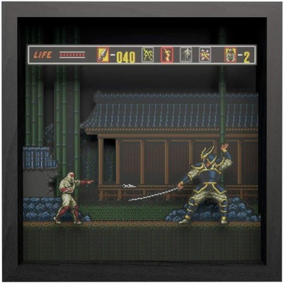 Pixel Frames Retro Ramka z gry Shinobi SEGA L
