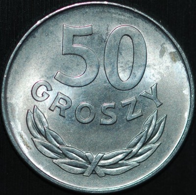 50 groszy 1975 - menniczy egzemplarz