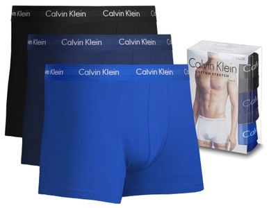 Bokserki Calvin klein 3 pack męskie r. M