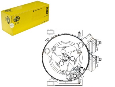 Компресор компресор кондиціонера hella 1852376 171 фото №1