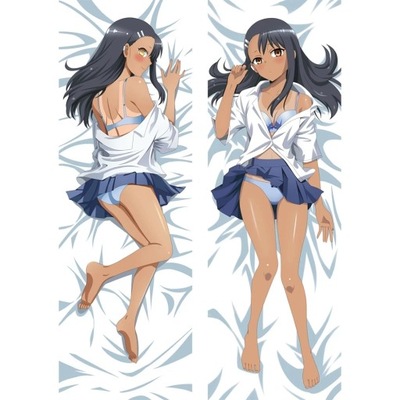 Dakimakura Poszewka na Anime nie ze mną Nagatoro Hayase poszewka na podus