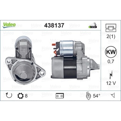 C11509 VALEO СТАРТЕР (12V, 0,7KW) ПОДХОДИТ DO: NISSAN ALMERA II, ALMERA TI