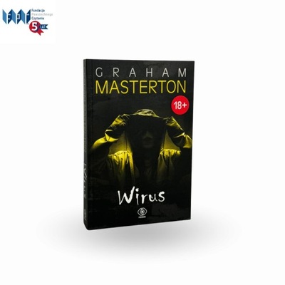 Książka „Wirus” Grahama Mastertona z autografem autora